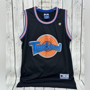 Champion Mens Small Jersey Black Space Jam Tune Squad‎ Tweety Retro 90s Jordan